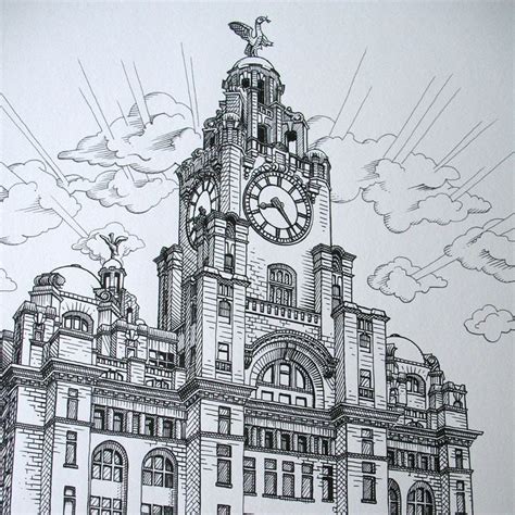 liverpool buildings drawings.